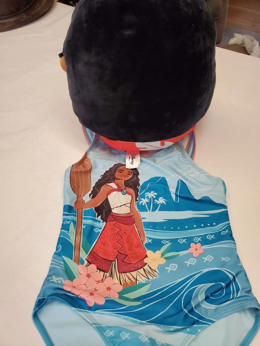 Disney Moana Bundle -  Swimsuit Sz 7/8 + Moana Plush Bundle 🌺